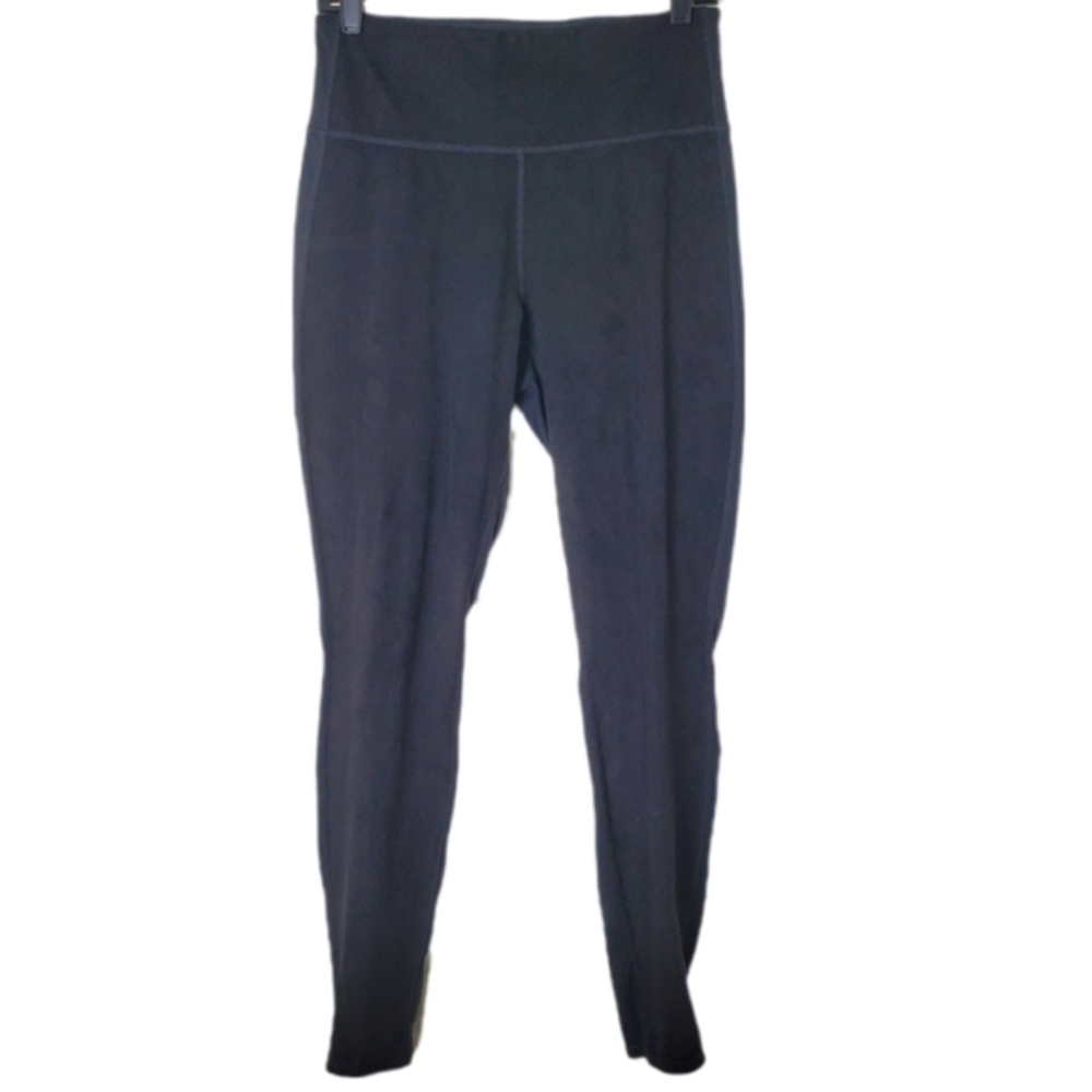Athleta Women's Black Faux Suede Leggings Skinny Pants
